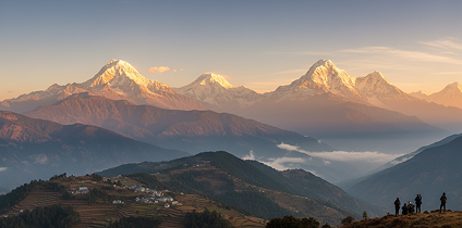 Sunrise over Annapurna